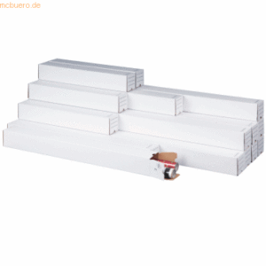 20 x smartboxpro Versandbox Plan-Box 1100x75x75mm weiß
