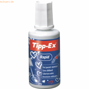 Tipp-Ex Korrekturflüssigkeit Rapid weiß 25ml