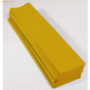 Clairefontaine Krepp-Papier 200x50cm 30g/qm VE=10 Bogen gelb