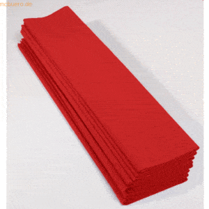 Clairefontaine Krepp-Papier 200x50cm 30g/qm VE=10 Bogen rot