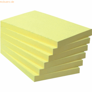 Post-it Notes Haftnotizen Recycling 127x76mm gelb VE=6x100 Blatt