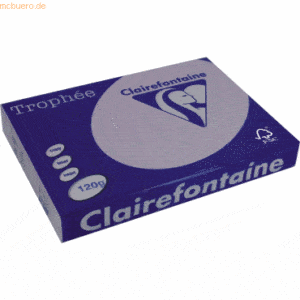 5 x Clairefontaine Kopierpapier Trophee Pastell A4 120g/qm lila VE=250