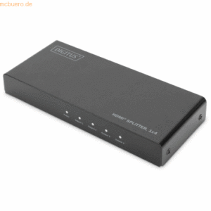 Assmann DIGITUS 4K HDMI Splitter 1x4 UHD/60Hz EDID HDCP schwarz