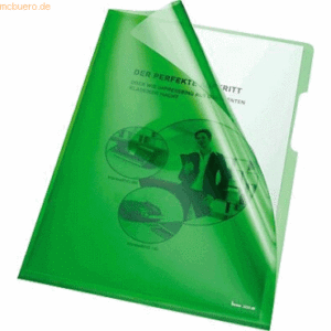 Bene Sichthüllen A4 PVC 150my grün VE=100 Stück
