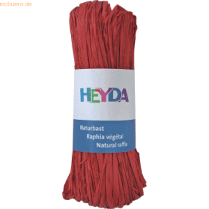 5 x Heyda Naturbast 50g-Bündel rot