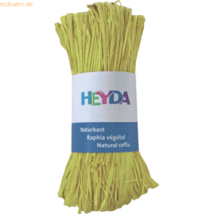 5 x Heyda Naturbast 50g hellgelb