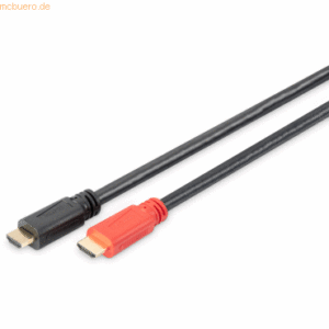 Assmann DIGITUS HDMI Kabel Typ A 30.0m m/Ethernet UltraHD gold sw.