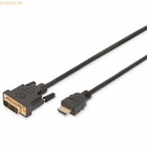 Assmann DIGITUS 10er HDMI-Adapterkabel TypA-DVI/18+1 St/St 2.0m FullHD