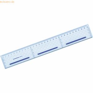 Rumold Zeichenlineal Grid mit Stahlkante 30cm