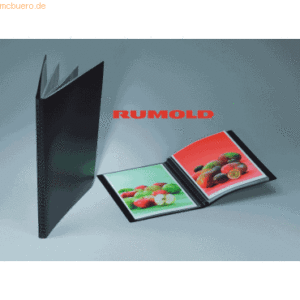 Rumold Präsentationsbuch A3 PP mit 20 Hüllen schwarz