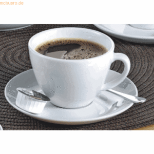 Esmeyer Kaffeetassen weiß VE=6 Stück