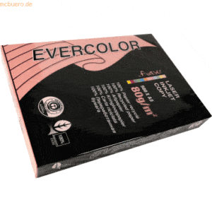 5 x Clairefontaine Kopierpapier Forever Evercolor DIN A3 rosa 80 g/qm