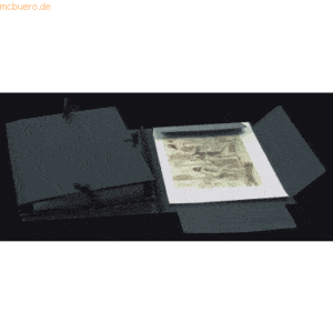 4 x Exacompta Zeichenmappe 50x70cm schwarz