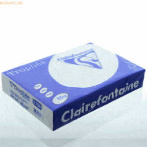 Clairefontaine Kopierpapier Trophee A4 80g/qm VE=500 Blatt perlgrau