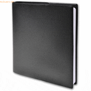 Quo Vadis Buchkalender Executif 16x16cm Impala schwarz 2023