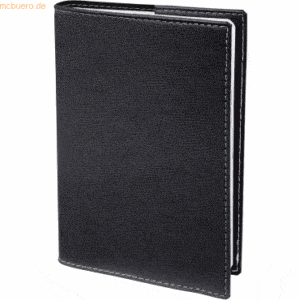 Quo Vadis Buchkalender Minister 16x24cm Club schwarz 2023