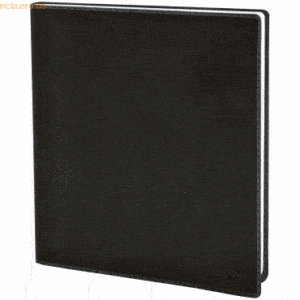 Quo Vadis Buchkalender Executif 16x16cm Toscana schwarz 2023