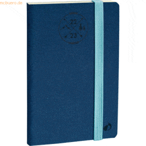 Quo Vadis Buchkalender Planning 21 15x21cm 16 Monate Everest blau 2023