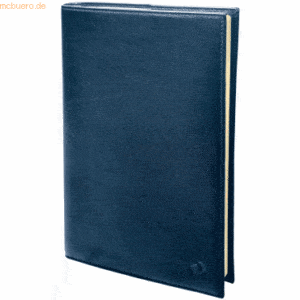 Quo Vadis Buchkalender Minister Prestige 16x24cm Montebello blau 2023