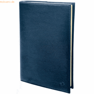 Quo Vadis Buchkalender Pre Prestige 21x27cm Montebello blau 2023