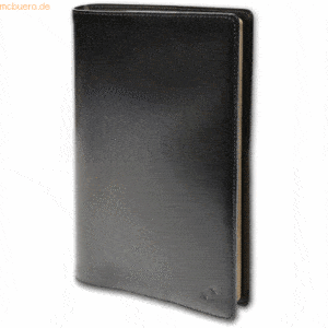 Quo Vadis Kalender Geschäftbus Prestige 10x15cm Luna Leder schwarz 202