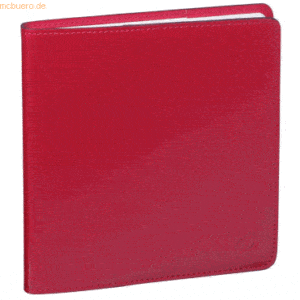 Quo Vadis Buchkalender Executif Prestige 16x16cm Luna Leder rot 2023