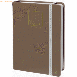 Quo Vadis Life Journal Infinite 15x21cm dot-Lineatur Maulwurf