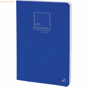 Quo Vadis Life Journal Slim 15x21cm dot-Lineatur elektroblau