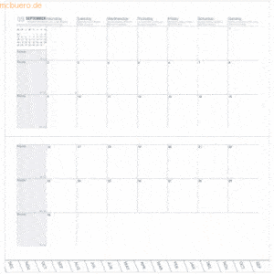 Quo Vadis Kalender Plan Month Ersatzeinlage 8