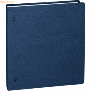 Quo Vadis Buchkalender Executif R 16x16cm Diana marineblau 2023