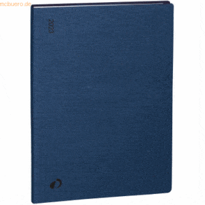 Quo Vadis Buchkalender Minister 16x24cm R Diana Marineblau 2023