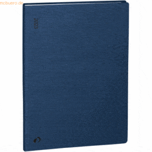 Quo Vadis Buchkalender Pre R 777 21x27cm Recycling Diana marineblau 20