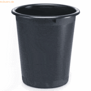 6 x Durable Papierkorb 13l schwarz