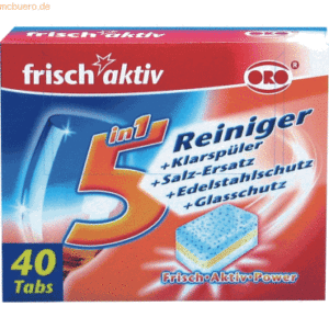 Oro Spülmaschinen-Tabs frisch aktiv 5in1VE=40 Tabs