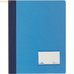 Durable Schnellhefter Duralux A4+ Hartfolie blau