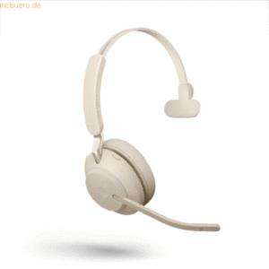 GN Audio Germany JABRA Evolve2 65 monaural UC USB-C Bluetooth LS beige