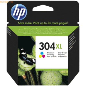 Hewlett Packard HP Tintenpatrone Nr. 304XL Multipack (C/M/Y) (ca. 300