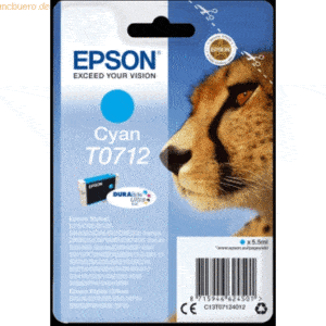 Epson Tintenpatrone Epson T0712 cyan