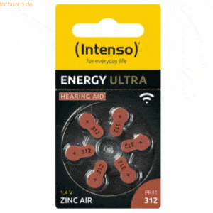 Intenso International Intenso Hörgeräte Batterien | Zink-Luft A312 6er