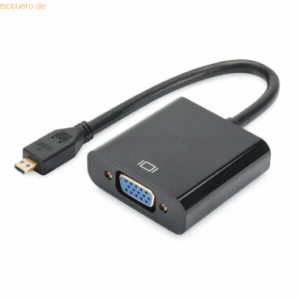 Assmann DIGITUS Micro HDMI auf VGA Konverter Adapter Typ D - VGA