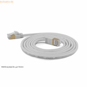 wantec wantecWire Patchkabel CAT7 extradünn SSTP grau 3