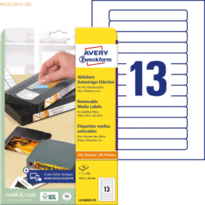 Avery Zweckform Etiketten Inkjet/Laser/Kopier 147