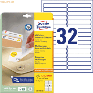 Avery Zweckform Universal-Etiketten 96x16