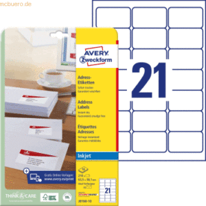 Avery Zweckform Adress-Etiketten 63