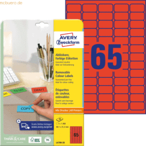 Avery Zweckform Etiketten Inkjet/Laser/Kopier 38
