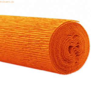 5 x Werola Gärtnerkrepp 50x250cm 128g/qm mandarine