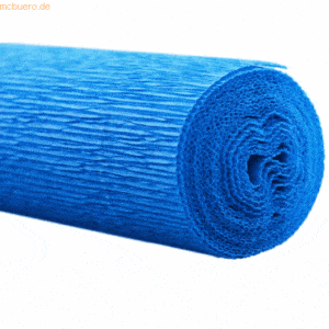 5 x Werola Gärtnerkrepp 50x250cm 128g/qm blau