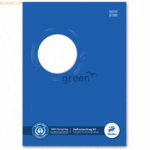 Staufen Heftumschlag Green Karton 150g/qm A5 blau