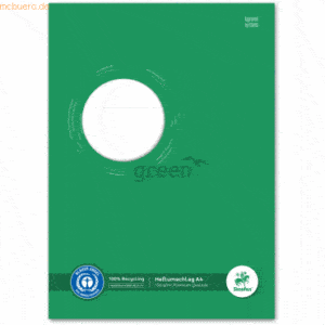 Staufen Heftumschlag Green Karton 150g/qm A4 grün