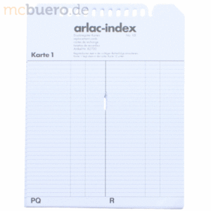 Arlac Ersatzregister für Telefonregister index 827.00 weiß